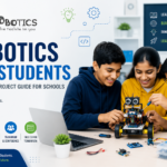 Robotics for students building a classroom project in school