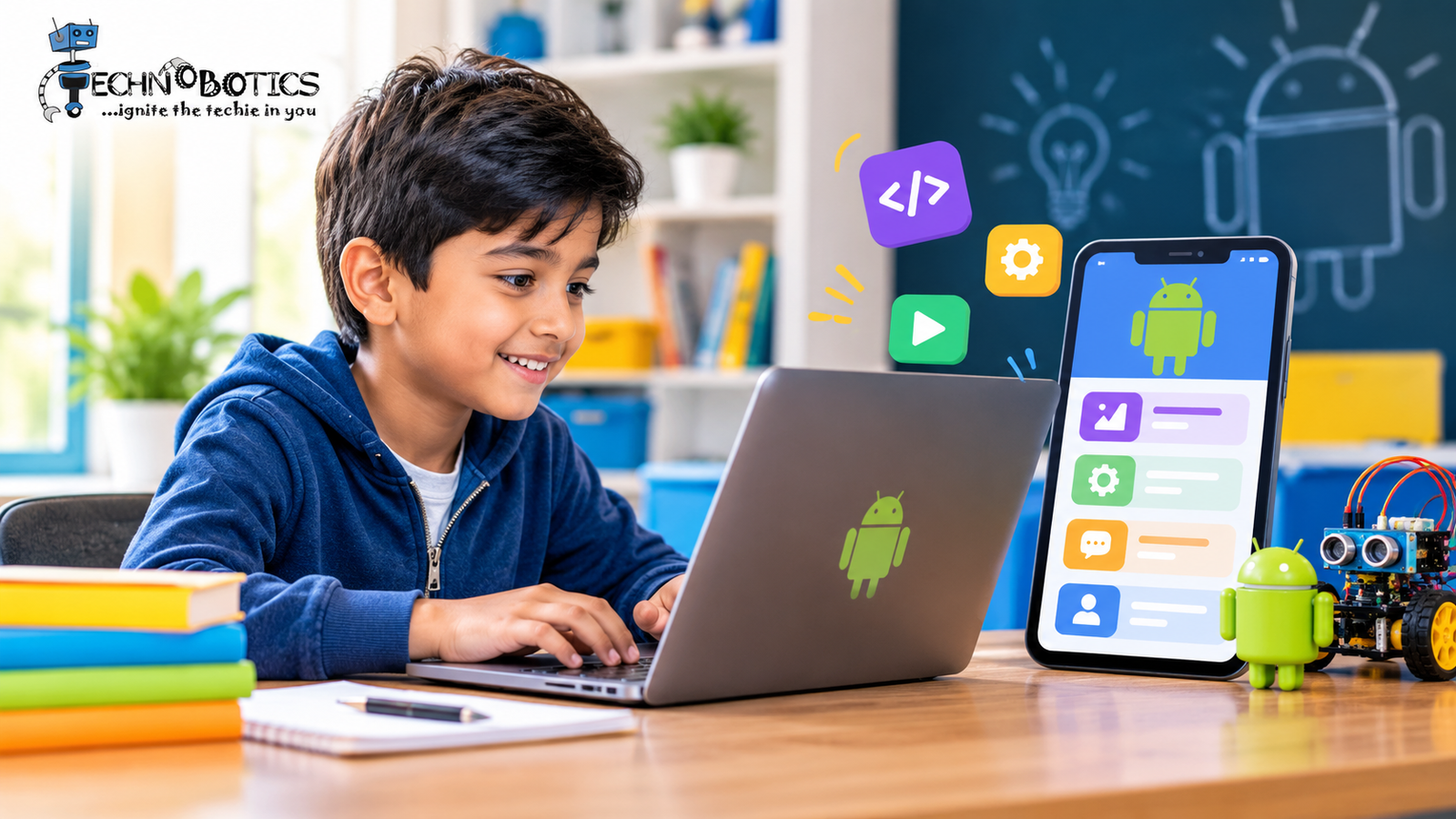 Build Your First Android Application Step-by-Step for Kids